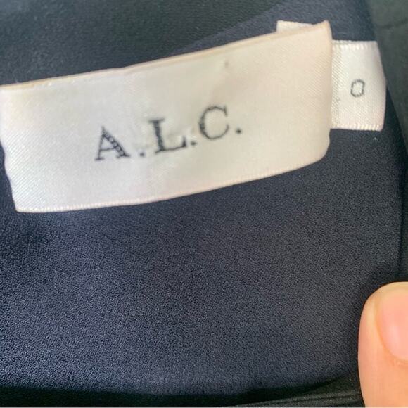 ALC floral silk Tordi shift dress‎ size 0 - Picture 9 of 9